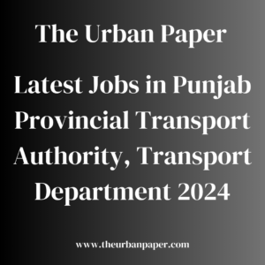 Latest Jobs in Transport Department